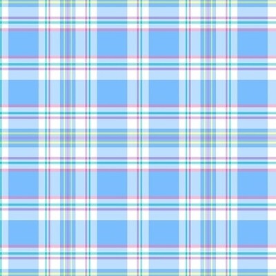 Plaid Baby Blue