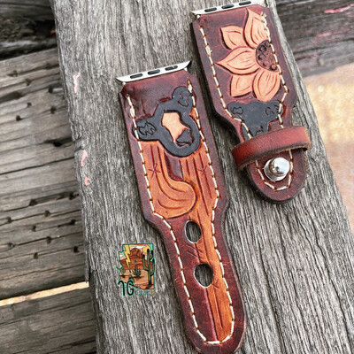 Custom Leather Watchband