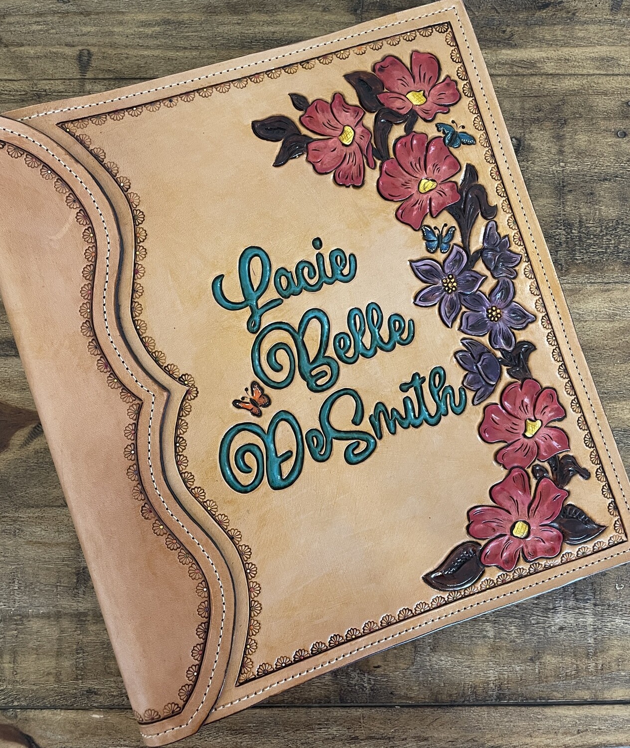 Tooled Notebook Cover