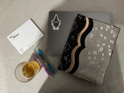 Leather Steno Padfolio