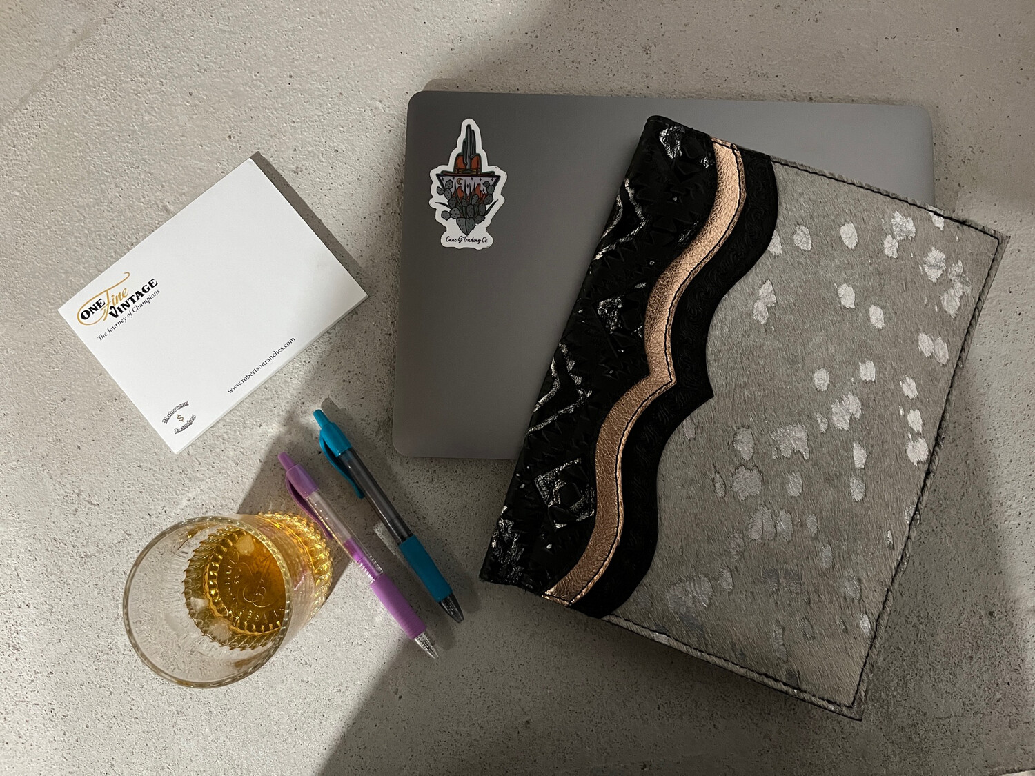 Leather Steno Padfolio