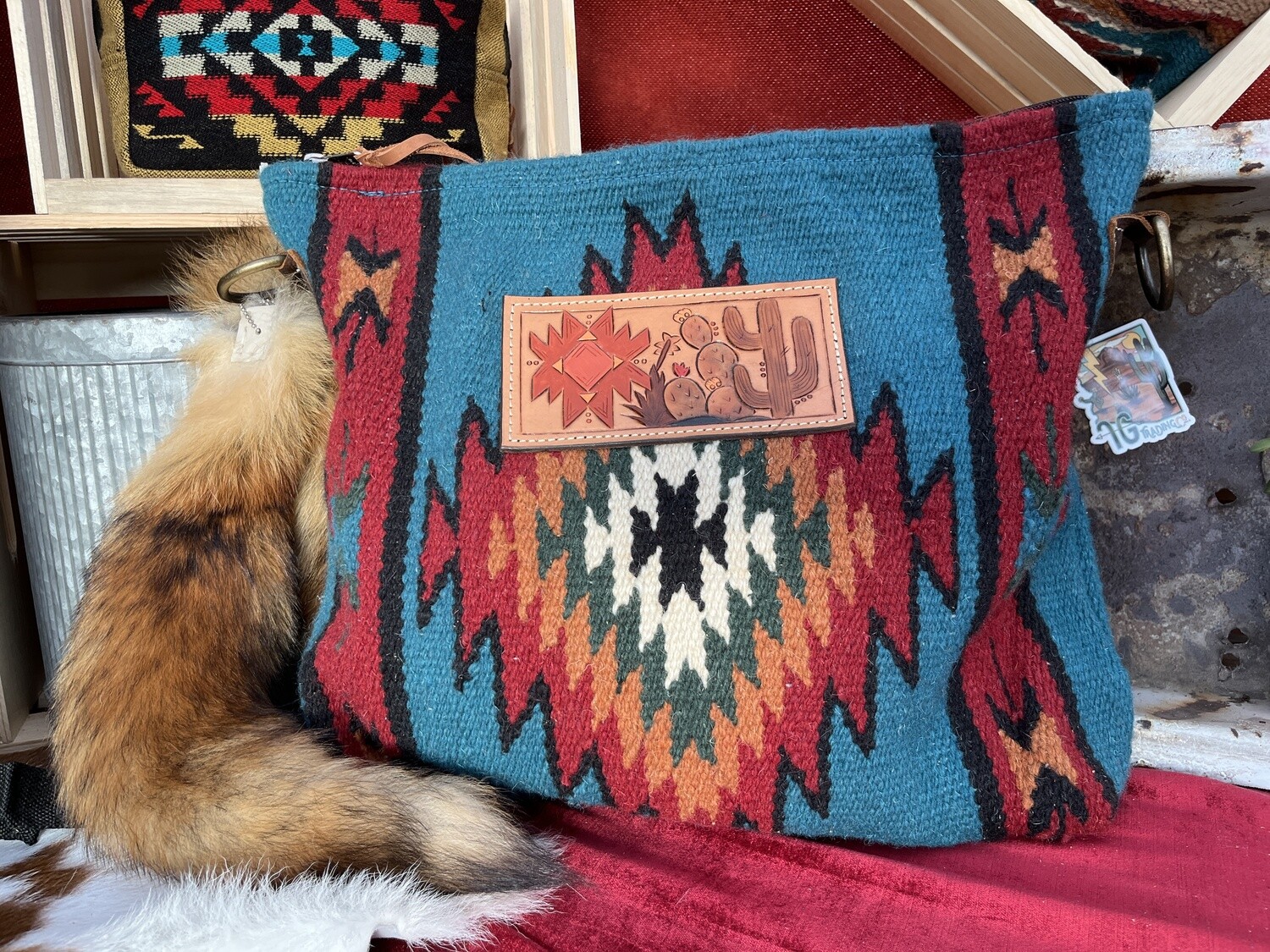 Custom Sahurita Saddle Blanket Purse
