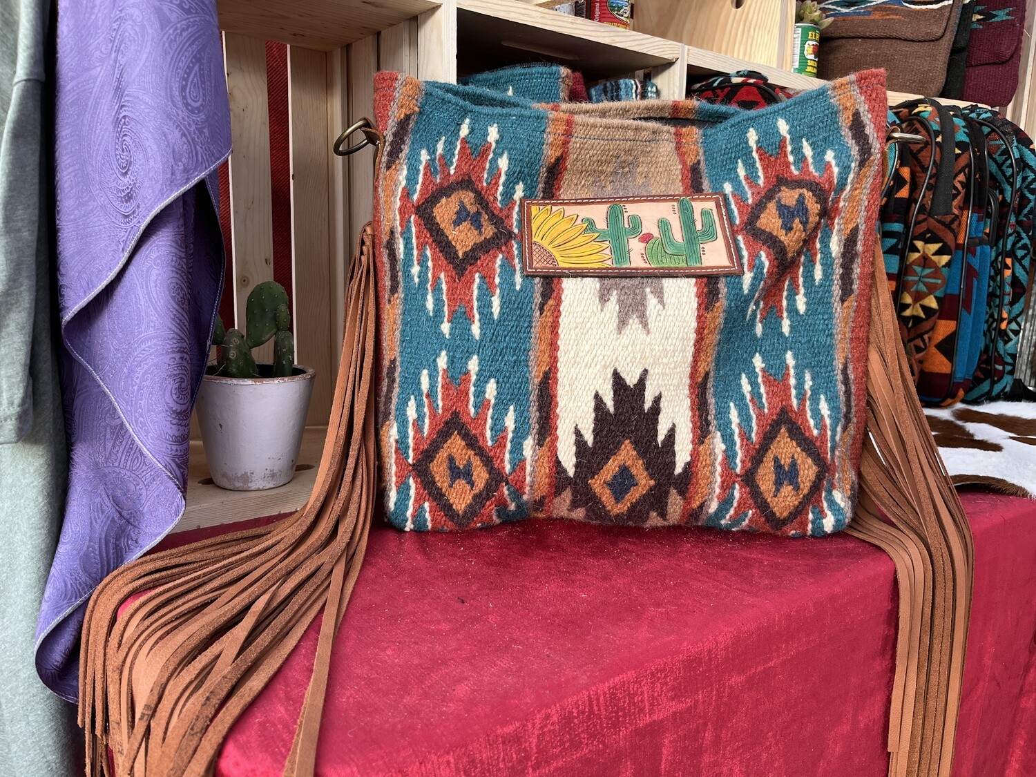 Custom Rhiannon Saddle Blanket Purse