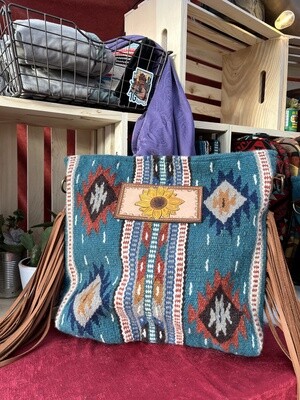 Custom Bandidas Saddle Blanket Purse