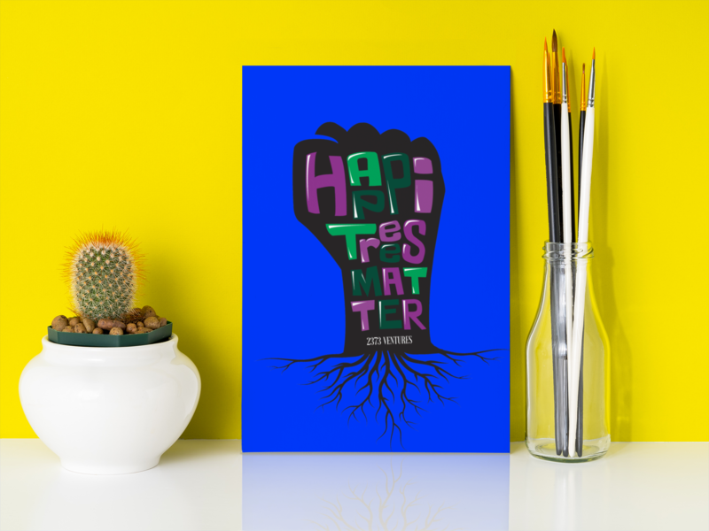 Happii Trees Matter 11x14 Paint Kit (Standard)