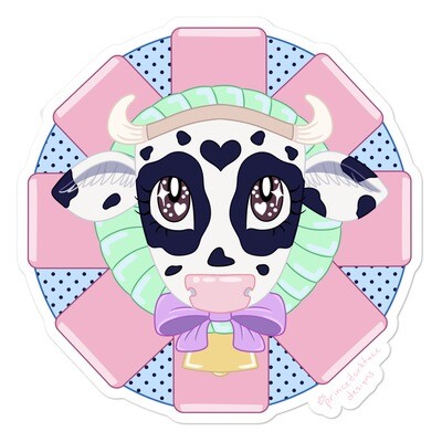 Kawaii Cow Sticker