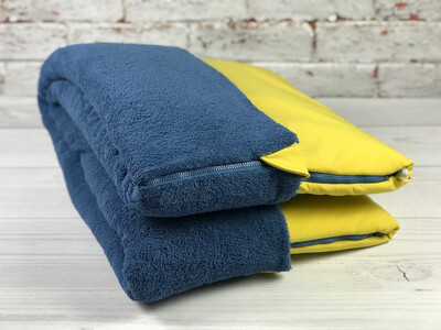 BUTEN-BÜDDEL BASIC // Softshell Curry + Frottée Jeans + Reissverschluss Dunkelblau // Grösse L ca. 120x65 cm // SOFORTKAUF auf Lager BUTEN-BÜDDEL BASIC // Softshell Curry + Frottée Jeans + Reissverschluss Dunkelblau // Grösse L ca. 120x65 cm // SOFORTKAUF auf Lager