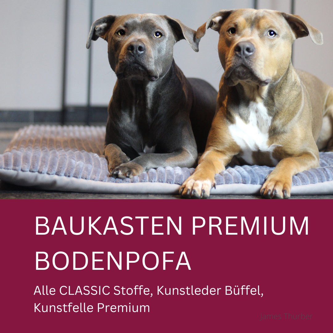 BODENPOFA PREMIUM // BAUKASTEN INDOOR & OUTDOOR // Matten für Babies Hundeboxen Rückbankwannen // wahlweise mit Anti-Rutsch-Gummierung // Konfigurator für deine individuelle Matte