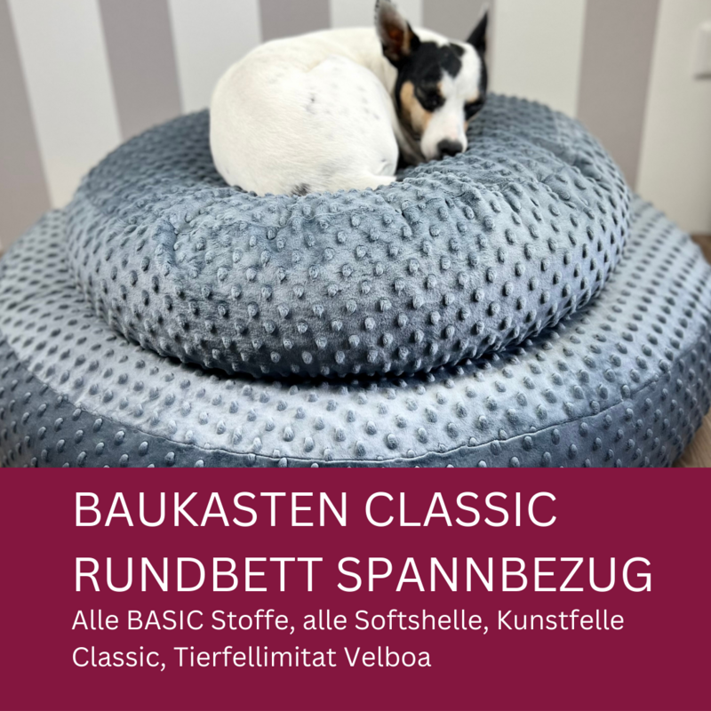 FLOCKE ERSATZBERUG CLASSIC // BAUKASTEN // in 4 Größen // für Flocke-Hundebett und andere Rundbetten