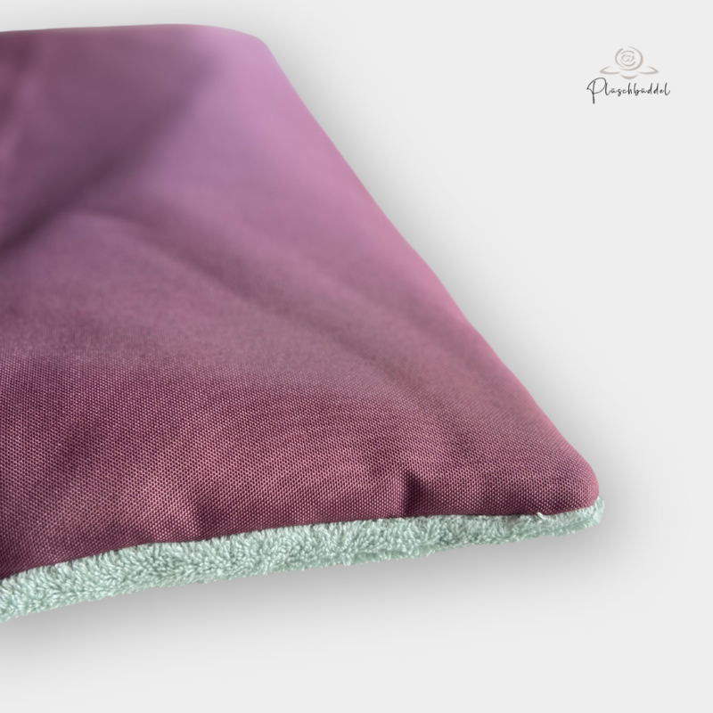 BODENPOFA // ca. 95x69 cm die // Outdoorgewebe rostiger Wein + Frottée Mint// Babymatte Hundeboxen Autorückbank Reisen // ohne Anti-Rutsch BODENPOFA // ca. 95x69 cm die // Outdoorgewebe rostiger Wein + Frottée Mint// Babymatte Hundeboxen Autorückbank Reisen // ohne Anti-Rutsch