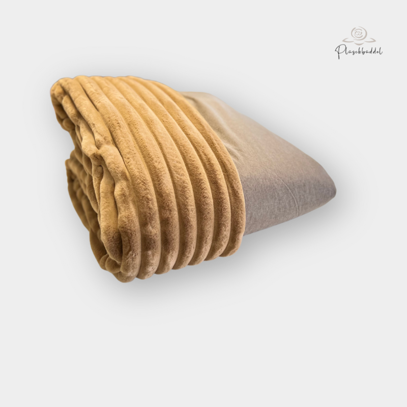 BUTEN-BÜDDEL CLASSIC // Softshell Braunmelange + Dicke Streifen Toffee // Grösse L ca. 120x65 cm // SOFORTKAUF auf Lager BUTEN-BÜDDEL CLASSIC // Softshell Braunmelange + Dicke Streifen Toffee // Grösse L ca. 120x65 cm // SOFORTKAUF auf Lager