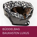 BÜDDELBAG LUXUS BAUKASTEN // Aussen Kunstleder oder Softshell mit individuellem Wechsel-Inlet und verstellbarem Schultergurt