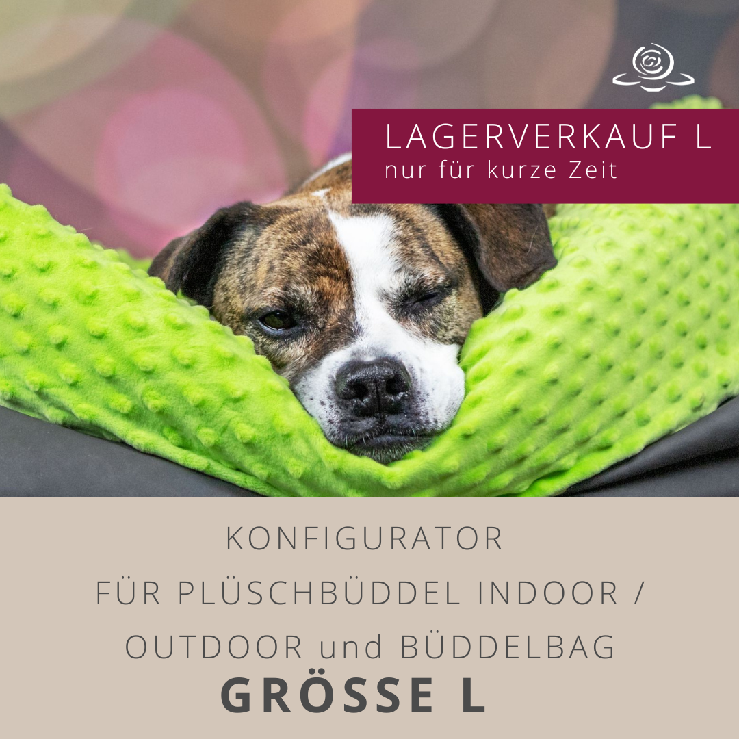 LAGERVERKAUF BAUKASTEN // FÜR GÖSSE L ca. 120x70  // NUR FÜR PLÜSCHBÜDDEL HUNDESCHLAFSACK oder BÜDDELBAG