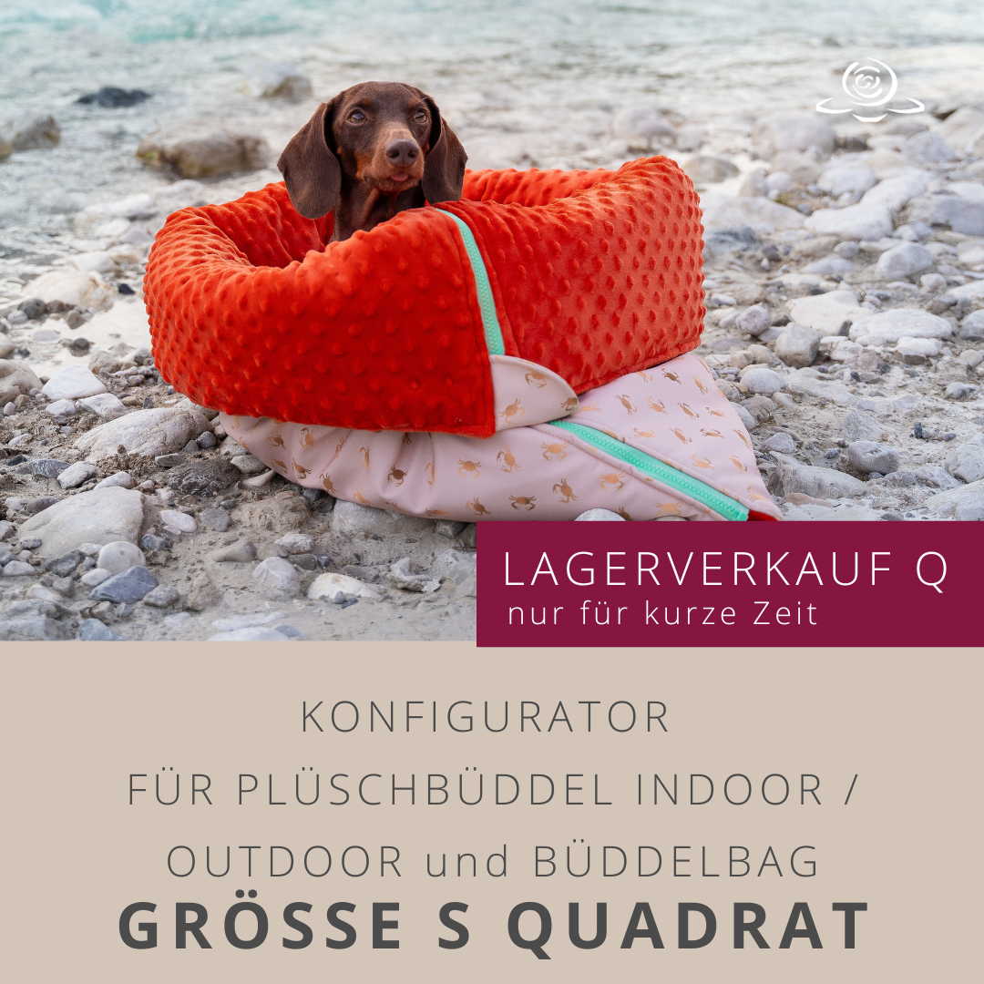 LAGERVERKAUF BAUKASTEN // FÜR GÖSSE Quadrat ca. 75x70  // NUR FÜR PLÜSCHBÜDDEL HUNDESCHLAFSACK oder BÜDDELBAG