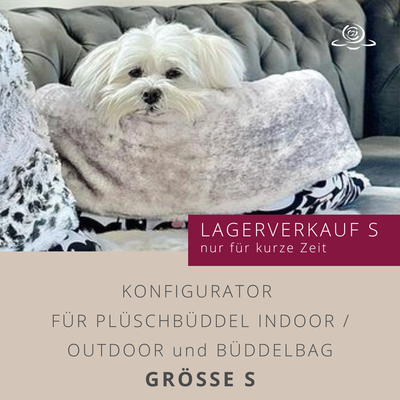 LAGERVERKAUF BAUKASTEN AB 3.12. // FÜR GÖSSE S ca. 65x45  //  PLÜSCHBÜDDEL HUNDESCHLAFSACK oder BÜDDELBAG oder HOMYBAG