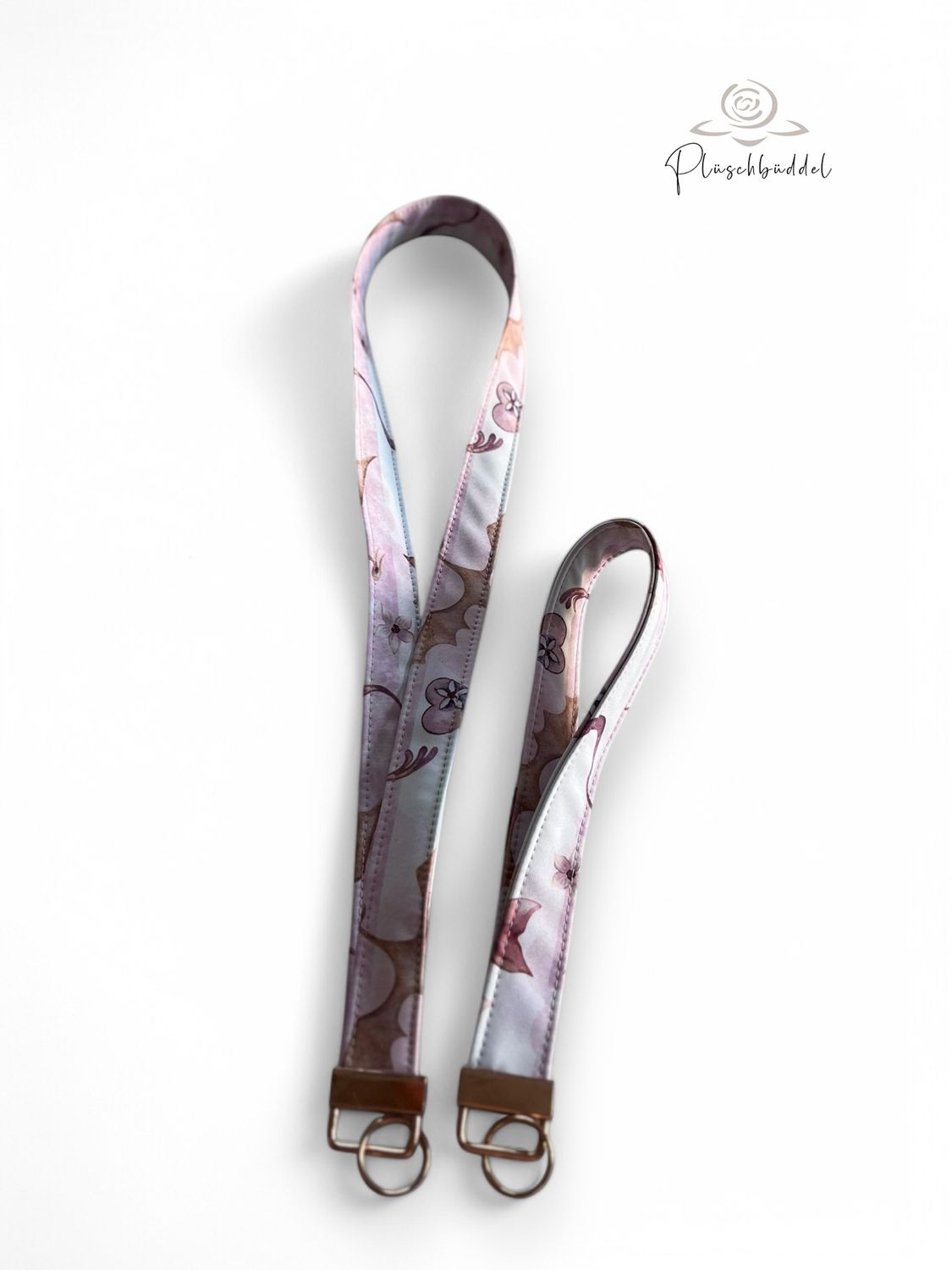 Schlüsselband 2 Längen // Softshell Lilarosa Drachen // SOFORTKAUF