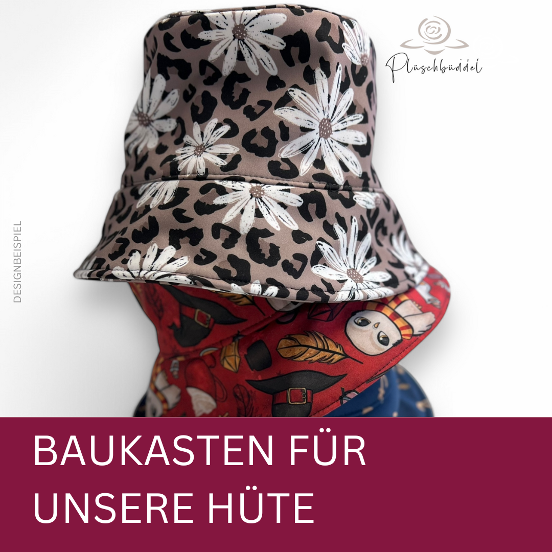 BAUKASTEN REGENHUT SONNENHUT // Dein Lieblingshut passend für deinen Kopf &amp; zu deinem Geschmack
