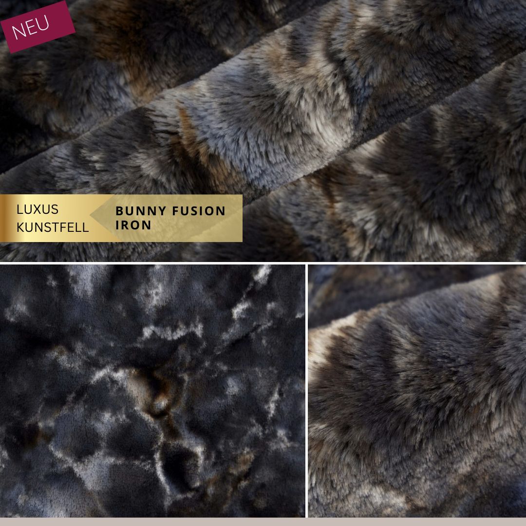 Kunstfell BUNNY FUSION // 2 Farben // Meterware à 0,5 Meter pro Stück // von Shannon Fabrics