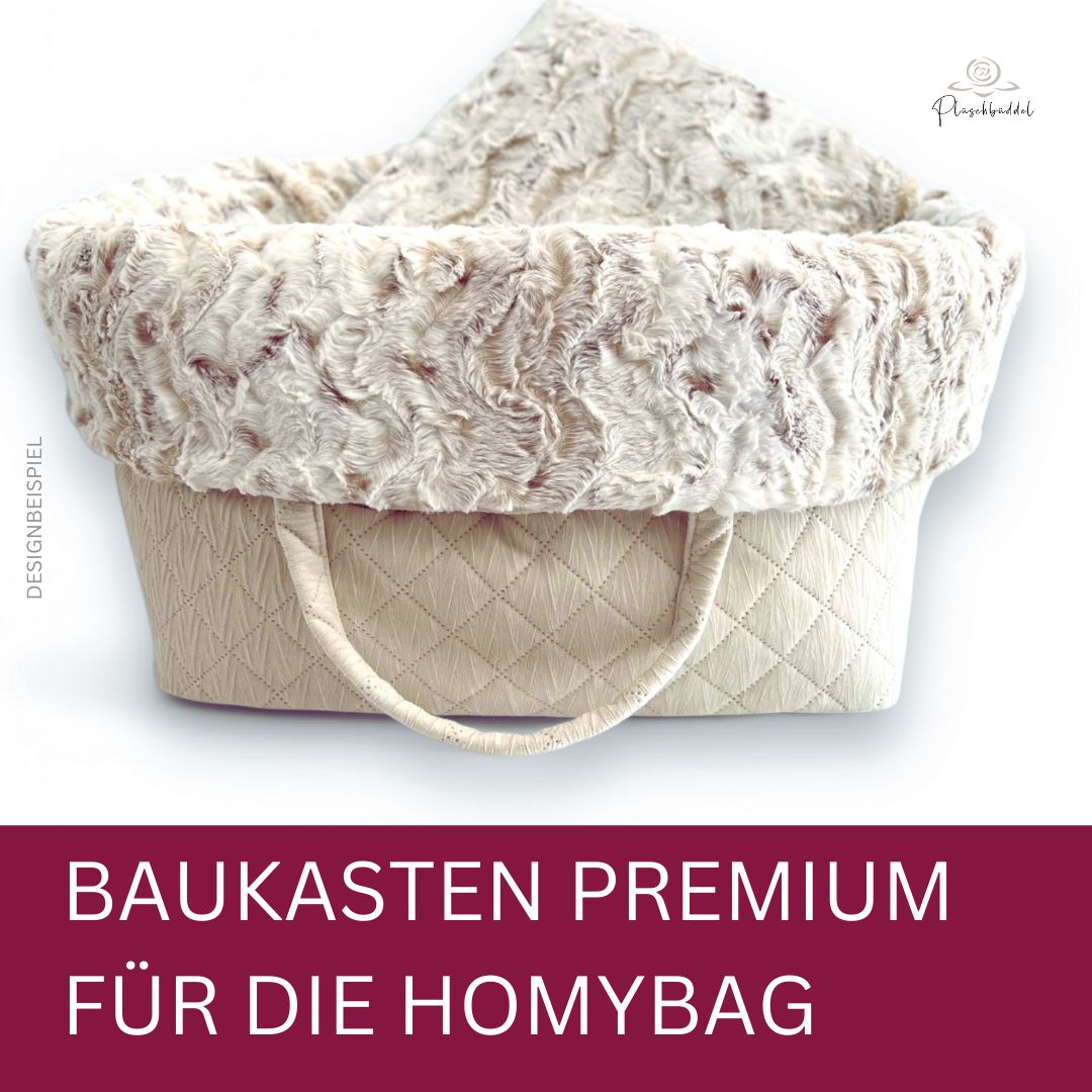 HOMYBAG PREMIUM BAUKASTEN // Unsere schlichte Büddelbag für Indoor ganz individuell nach deinem Geschmack