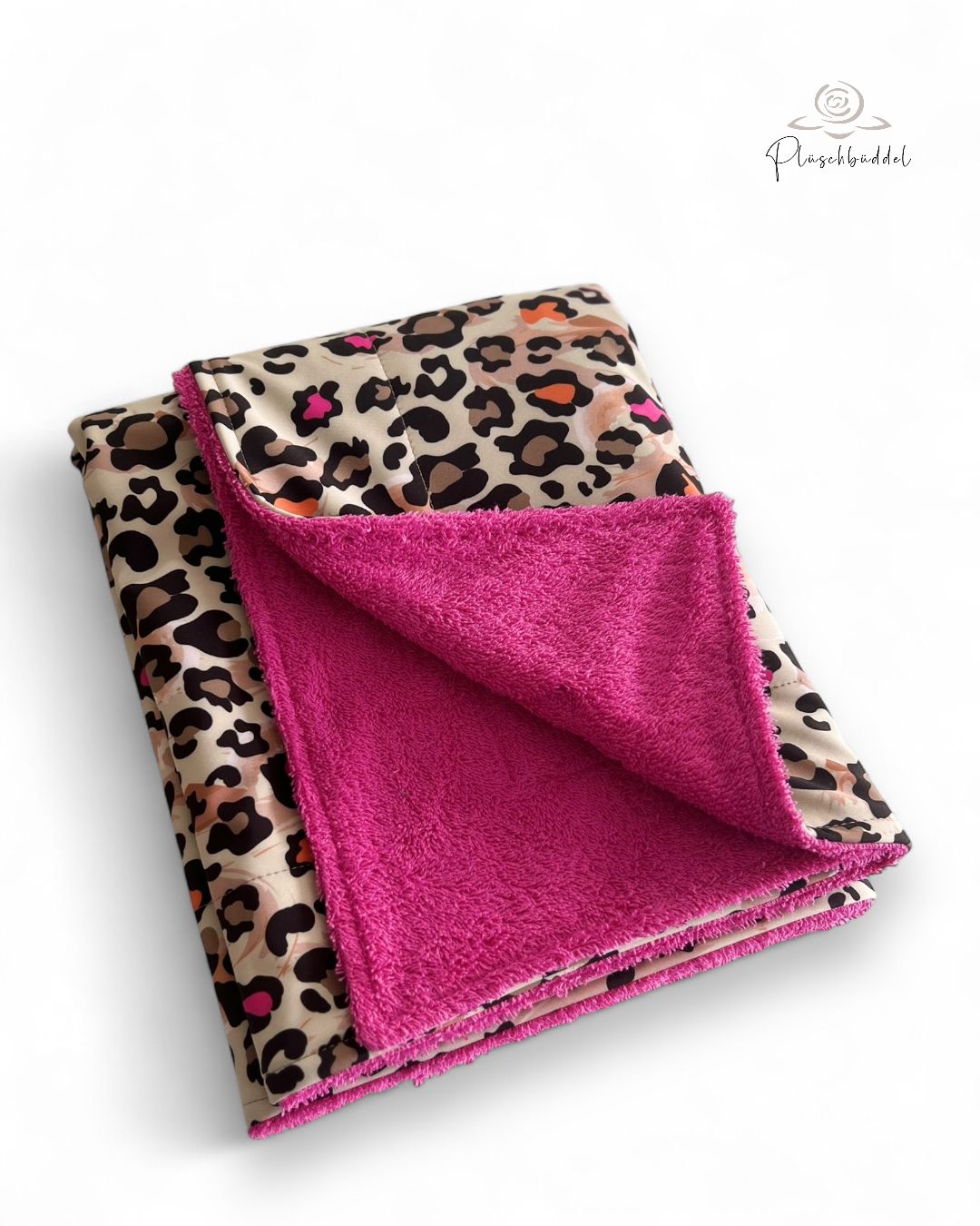 SOFAPOFA OUTDOOR PREMIUM ungefüttert // Softshell Special City Leo mit Frottée Pink // ca. 95x65 cm // SOFORTKAUF