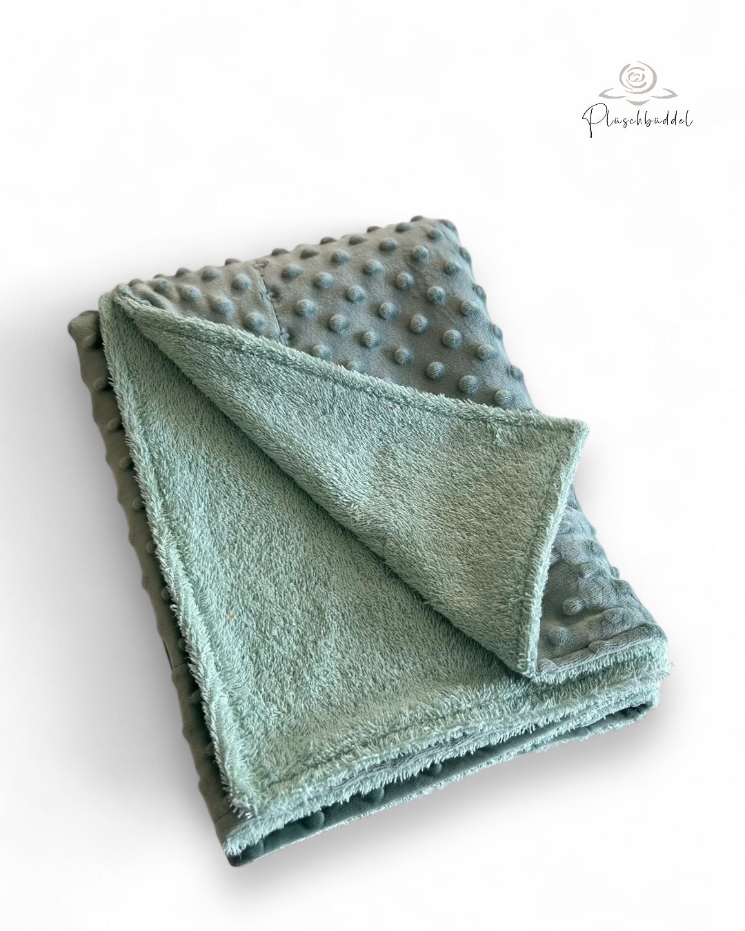 SOFAPOFA INDOOR CLASSIC ungefüttert // Frottée Mint mit Minky Dots Mint // ca. 95x65 cm // SOFORTKAUF