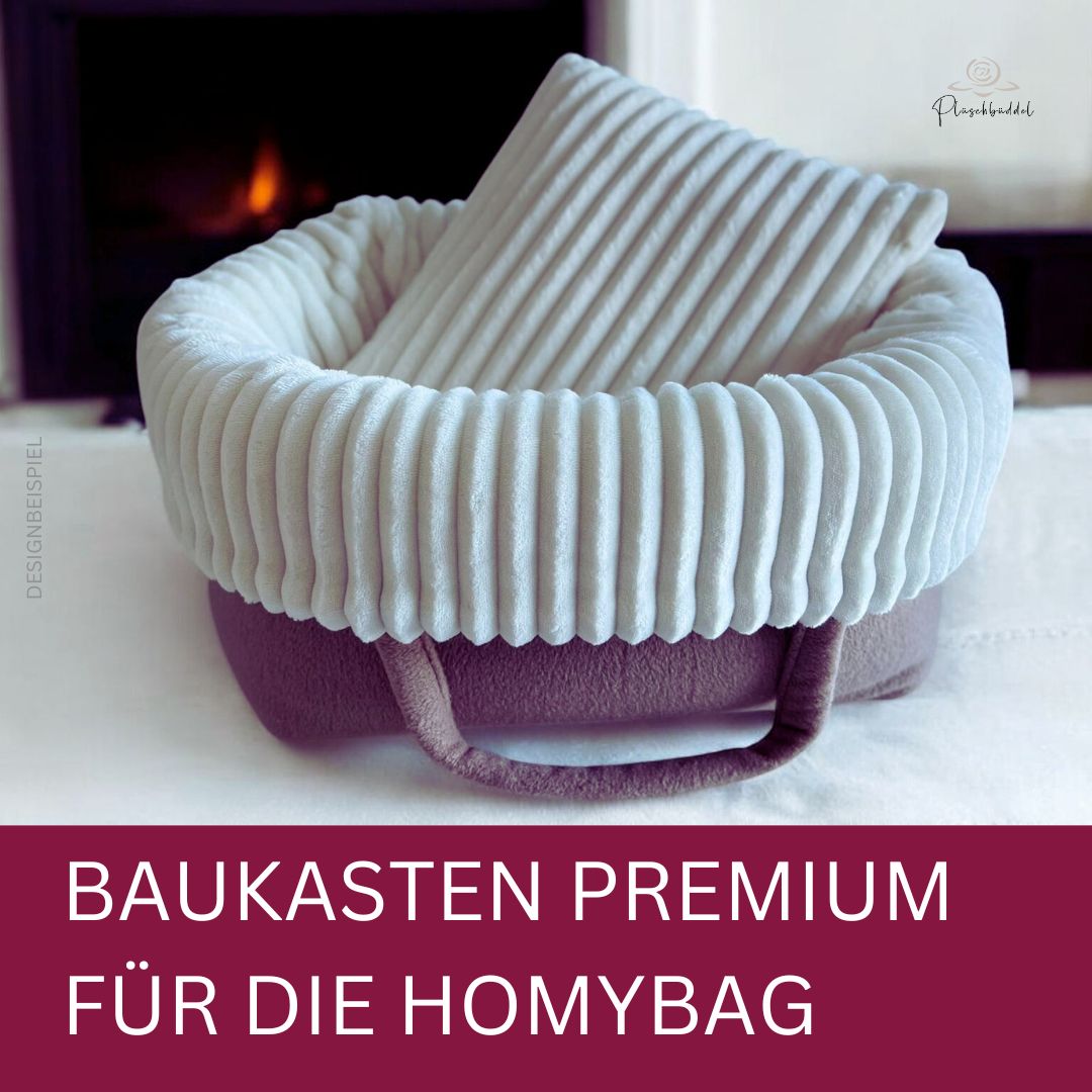 HOMYBAG PREMIUM BAUKASTEN // Unsere schlichte Büddelbag für Indoor ganz individuell nach deinem Geschmack