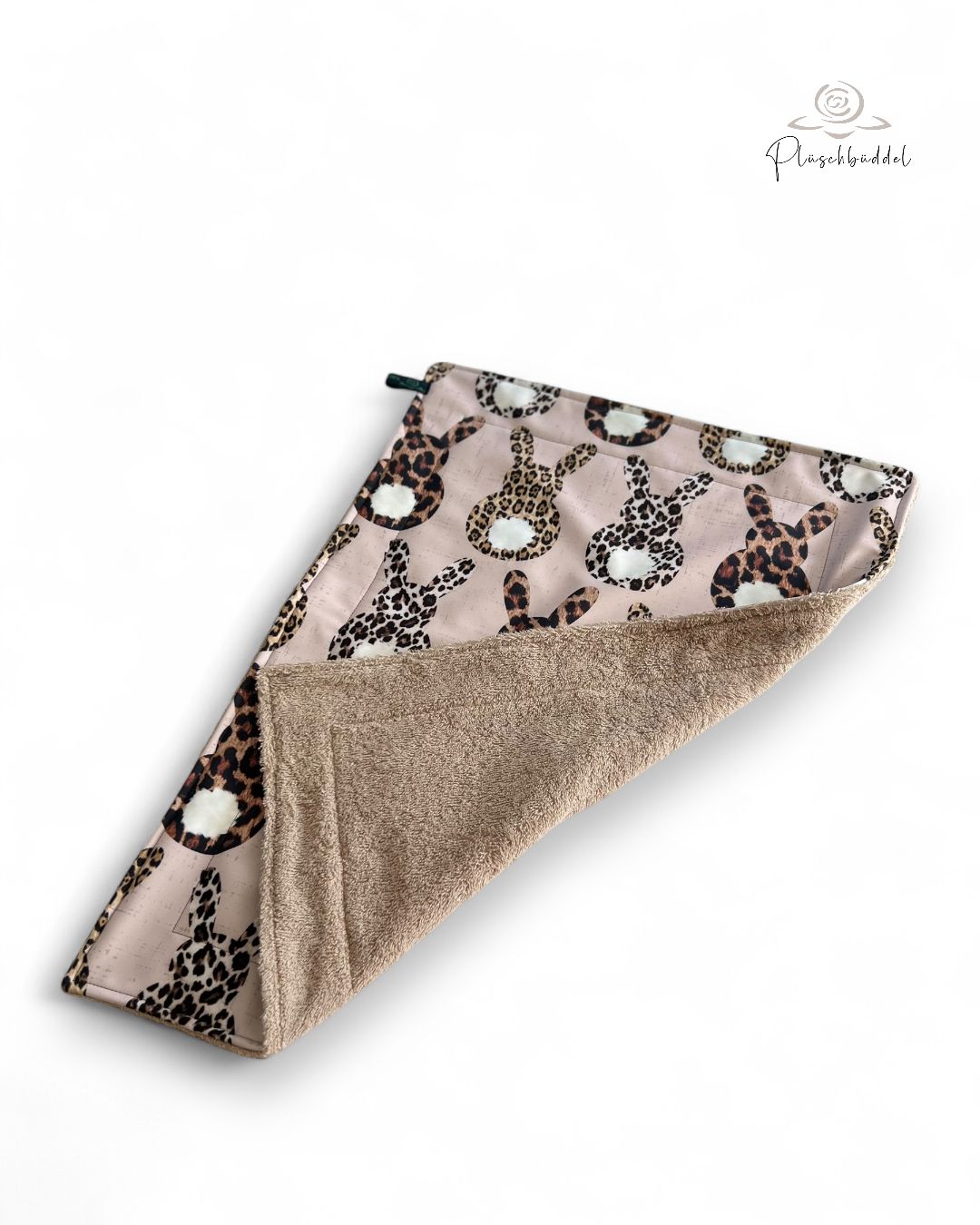 SOFAPOFA OUTDOOR PREMIUM ungefüttert // Softshell Special Leobunny mit Frottée Cappuccino // ca. 65x45 cm // SOFORTKAUF