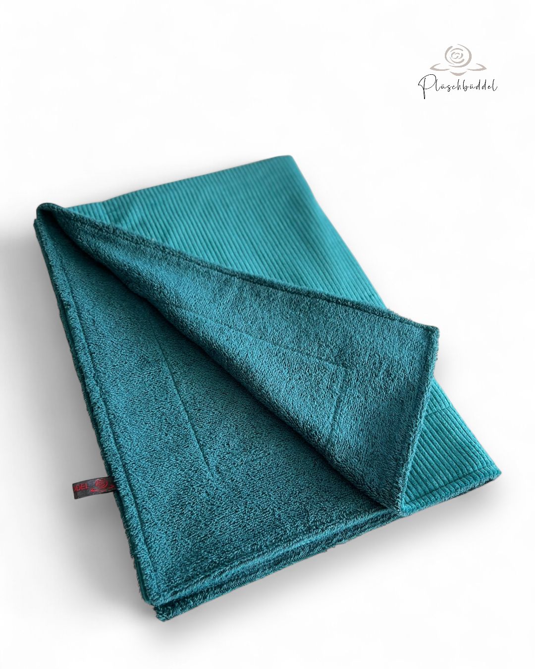 SOFAPOFA OUTDOOR CLASSIC ungefüttert // Frottée Petrol mit Cord Petrol // ca. 95x65 cm // SOFORTKAUF