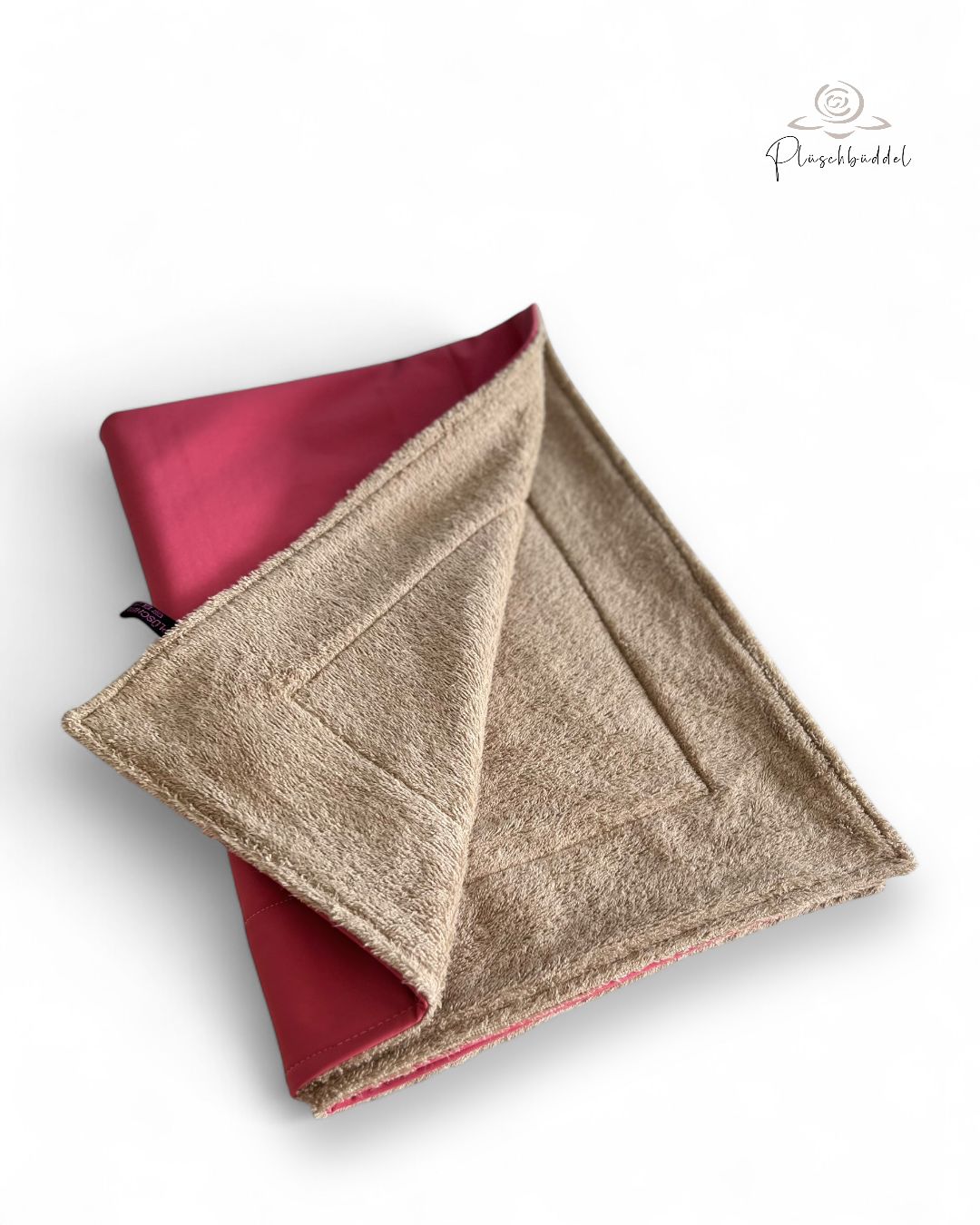 SOFAPOFA OUTDOOR CLASSIC ungefüttert // Frottée Cappuccino mit Softshell Roses// ca. 95x65 cm // SOFORTKAUF