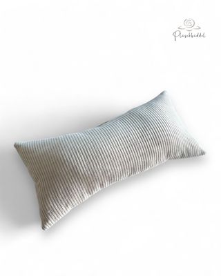 MINI-KISSEN // ca. 20x40 cm // Softshell Graffiti mit Cord Beige // SOFORTKAUF