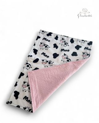 SOFAPOFA OUTDOOR PREMIUM ungefüttert // Softshell Special Moo mit Frottée Rosa // ca. 65x45 cm // SOFORTKAUF