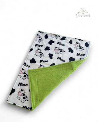 SOFAPOFA OUTDOOR PREMIUM ungefüttert // Softshell Special Moo mit Frottée Lindgrün // ca. 65x45 cm // SOFORTKAUF