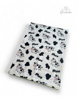 SOFAPOFA OUTDOOR LUXUS ungefüttert // Softshell Special Moo mit Frottée Lindgrün // ca. 65x45 cm // SOFORTKAUF