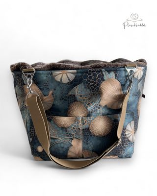 BÜDDELBAG SOFORTKAUF PREMIUM // Grösse S // TYP B // Softshell Am Meer mit Wechsel-Inlet Grozzly mit Tragegurt in Sand