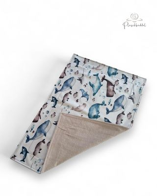 SOFAPOFA OUTDOOR PREMIUM ungefüttert // Softshell Wale &amp; Mantas mit Cord Beige // ca. 65x45 cm // SOFORTKAUF