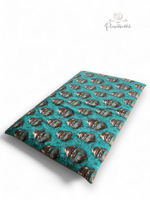 BODENPOFA LXUUS // ca. 65x95 cm  // Softshell Special Kupfer Santa mit Rippen 3,5 Camel // Babymatte Hundeboxen Autorückbank Reisen // ohne Anti-Rutsch