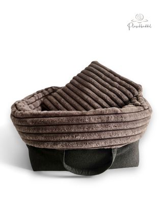 HOMYBAG PREMIUM SOFORTKAUF // Grösse M // Softcoat Dunkelgraumelange mit Rippen 3,5 cm Marmorgraphit HOMYBAG PREMIUM SOFORTKAUF // Grösse M // Softcoat Dunkelgraumelange mit Rippen 3,5 cm Marmorgraphit