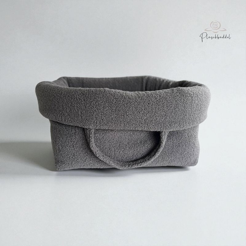 HOMYBAG CLASSIC SOFORTKAUF // Grösse M // Teddy Graphit