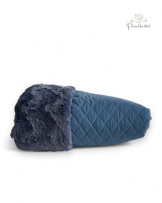 PLÜSCHBÜDDEL CLASSIC Indoor // GRÖSSE L ca. 120x70 cm // Denim Stepp mit Welle Jeans // SOFORTKAUF PLÜSCHBÜDDEL CLASSIC Indoor // GRÖSSE L ca. 120x70 cm // Denim Stepp mit Welle Jeans // SOFORTKAUF