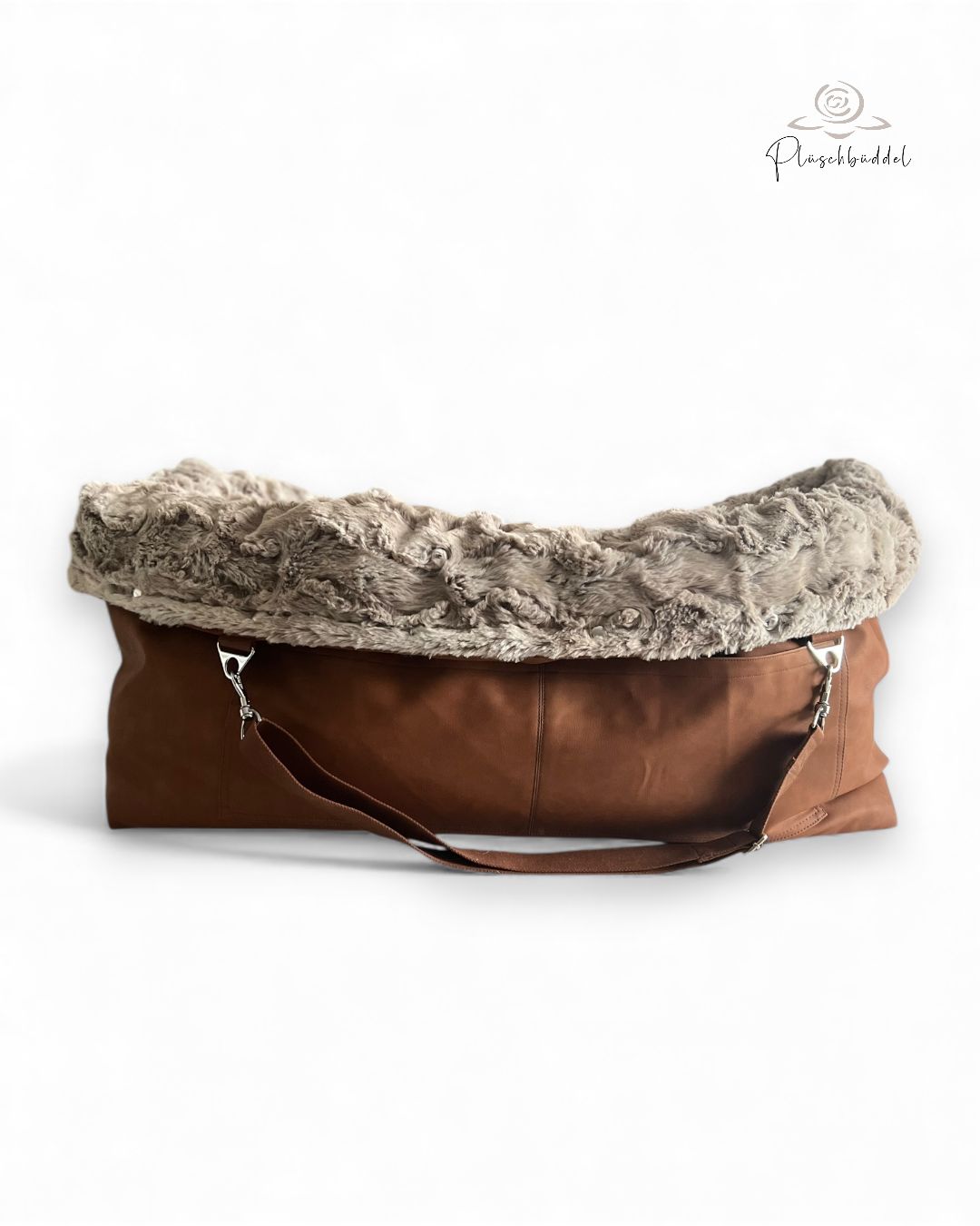 BÜDDELBAG SOFORTKAUF LUXUS // Grösse L // Kunstleder Lehm Vintage mit Wechsel-Inlet Wild Rabbit Sand mit Tragegurt Braun // Typ B BÜDDELBAG SOFORTKAUF LUXUS // Grösse L // Kunstleder Lehm Vintage mit Wechsel-Inlet Wild Rabbit Sand mit Tragegurt Braun // Typ B