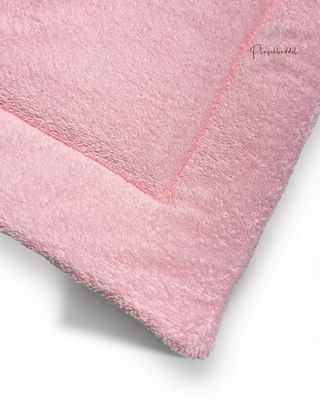 Gefütterte SOFAPOFA OUTDOOR LUXUS /  ca. 65x95 cm  // Softshell Special Glücksschweinchen mit Frottée Rosa // SOFORTKAUF