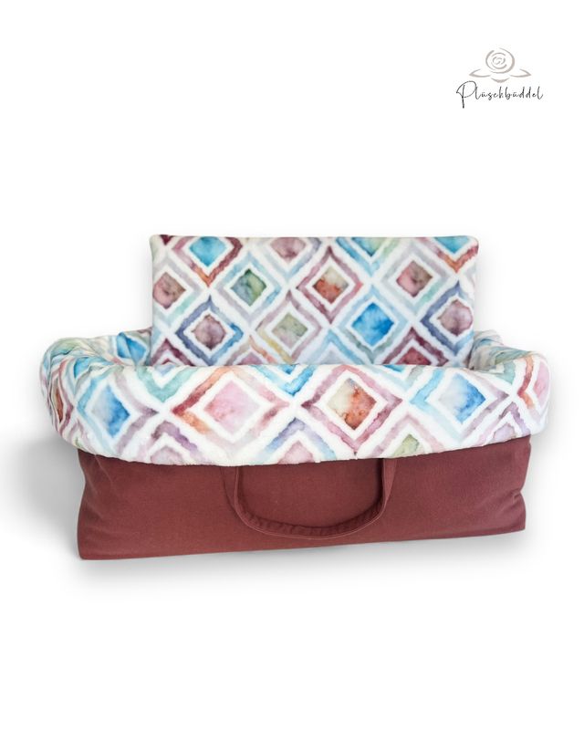 HOMYBAG LUXUS SOFORTKAUF // Grösse L // Softcoat Mauve mit Kunstfell Juwelen Pastell HOMYBAG LUXUS SOFORTKAUF // Grösse L // Softcoat Mauve mit Kunstfell Juwelen Pastell