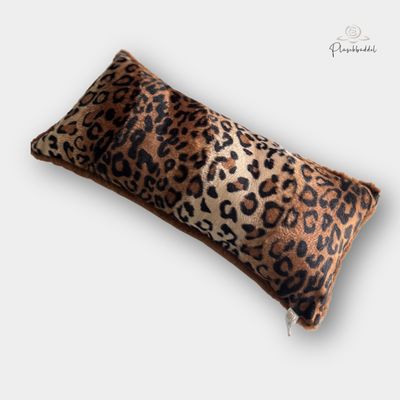 MINI-KISSEN // ca. 20x40 cm // Strandkissen aus Plüsch Gepard mit Plüsch Toffee // SOFORTKAUF MINI-KISSEN // ca. 20x40 cm // Strandkissen aus Plüsch Gepard mit Plüsch Toffee // SOFORTKAUF