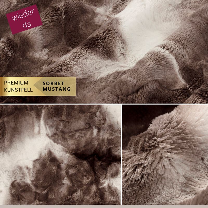 Kunstfell SORBET // verschiedene Farben // Meterware à 0,5 Meter pro Stück // von Shannon Fabrics