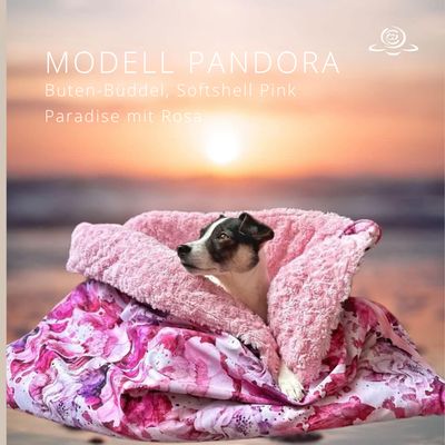 MODELL PANDORA  // Softshell Pink Paradise + Rosa + optional mit Reißverschluss