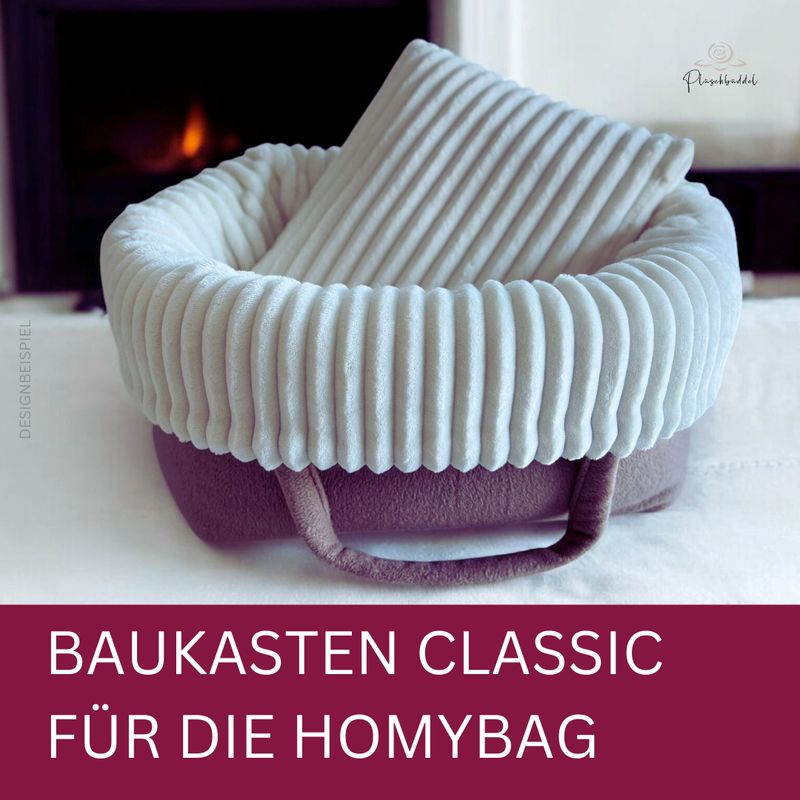 HOMYBAG CLASSIC BAUKASTEN // Unsere schlichte Büddelbag für Indoor ganz individuell nach deinem Geschmack