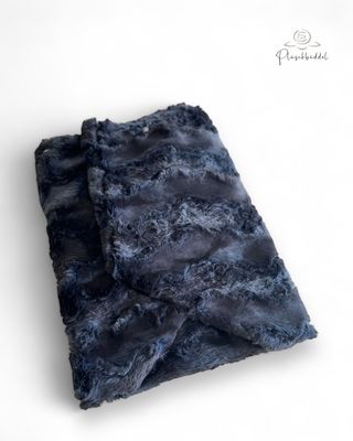 WECHSEL-INLET SOFORTKAUF // Grösse Quadrat //  Kunstfell Wild Rabit Space // OHNE Büddelbag, Henkel, Deko etc.