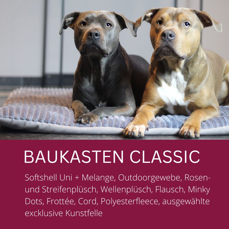 BODENPOFA CLASSIC //  BAUKASTEN INDOOR &amp; OUTDOOR // Matten für Babies Hundeboxen Rückbankwannen  // wahlweise mit Anti-Rutsch-Gummierung // Konfigurator für deine individuelle Matte