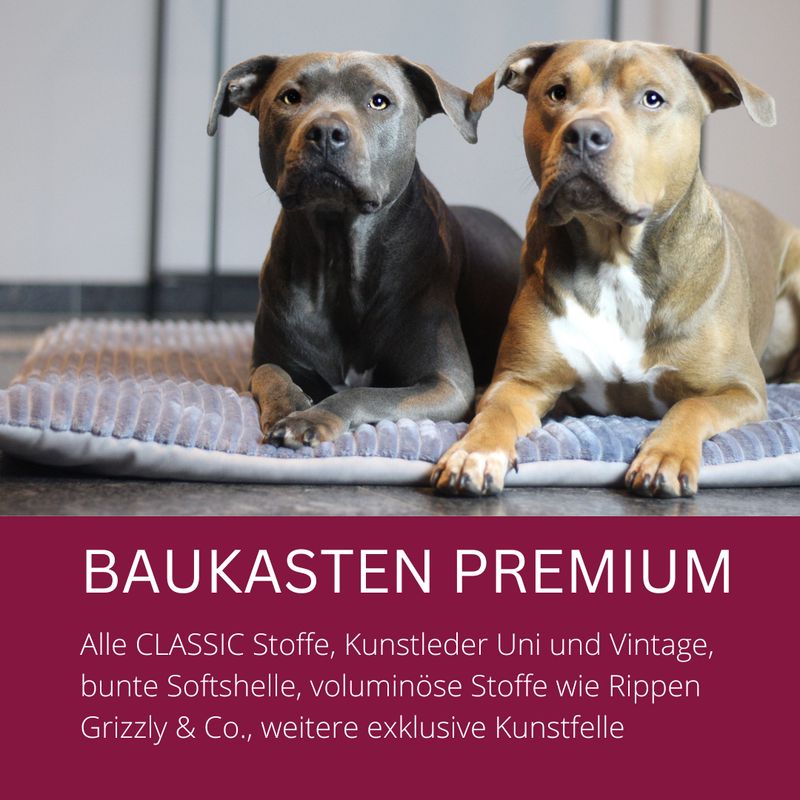 BODENPOFA PREMIUM //  BAUKASTEN INDOOR &amp; OUTDOOR // Matten für Babies Hundeboxen Rückbankwannen  // wahlweise mit Anti-Rutsch-Gummierung // Konfigurator für deine individuelle Matte