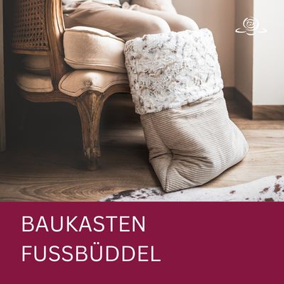 FUSS-BÜDDEL // BAUKASTEN // Viele Materialien, 2 Größen // Stell dir deinen Fusswärmer selbst zusammen FUSS-BÜDDEL // BAUKASTEN // Viele Materialien, 2 Größen // Stell dir deinen Fusswärmer selbst zusammen